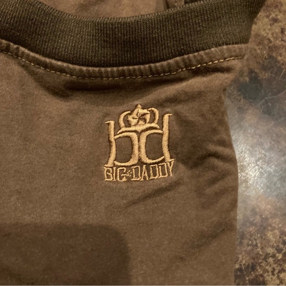 Men’s 2XL Big Daddy Gear Long Sleeve Brown Shirt - Picture 5 of 5